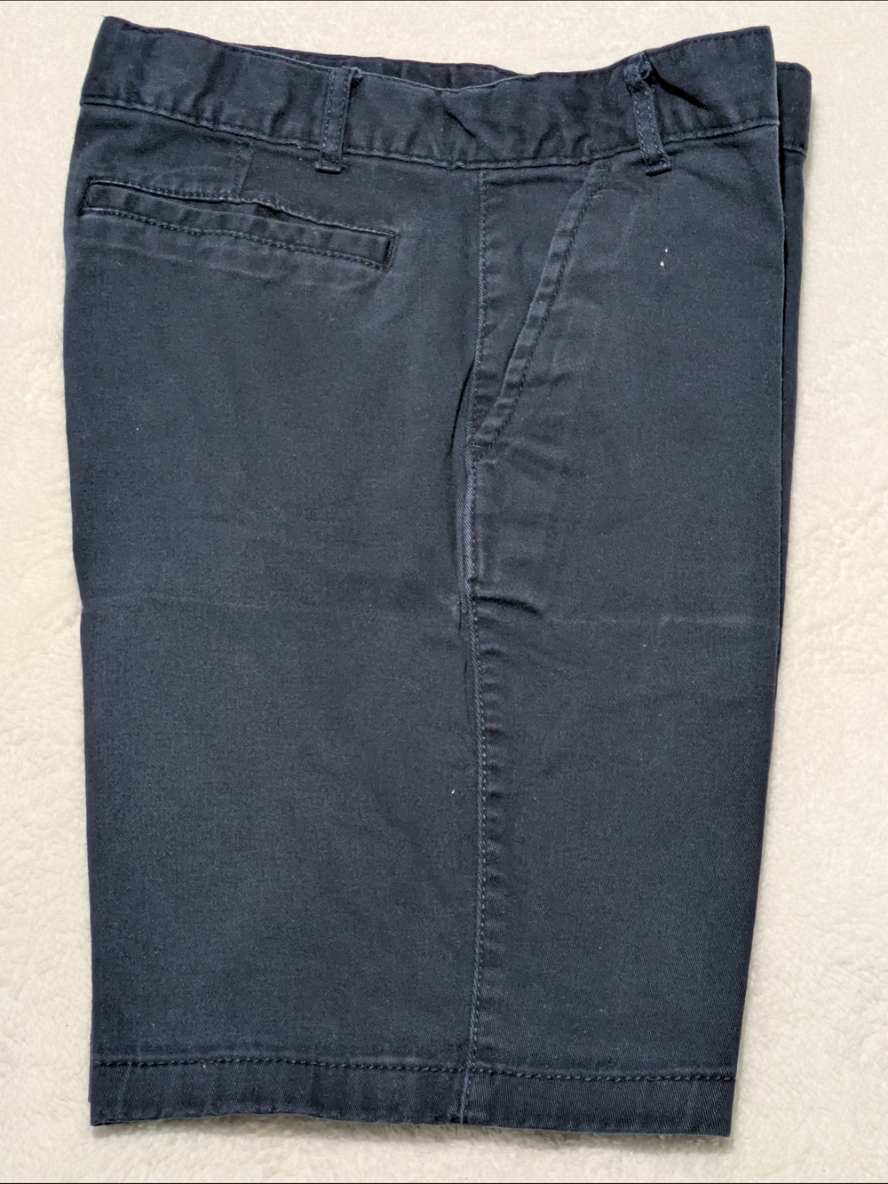 The Children's Place Boys Navy Blue Uniform Chino Shorts Size 8 Husky 8H